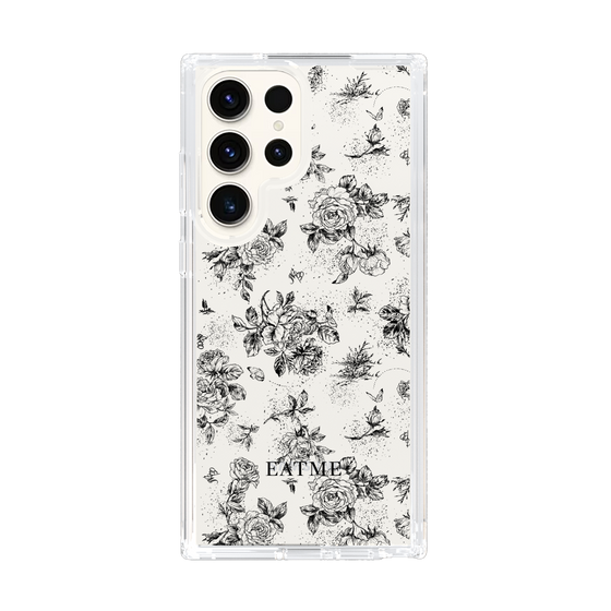 Slim Protection Case［ EATME - Toile de Jouy - White ］