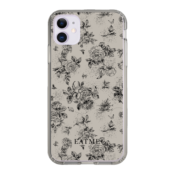Slim Protection Case［ EATME - Toile de Jouy - Gray ］