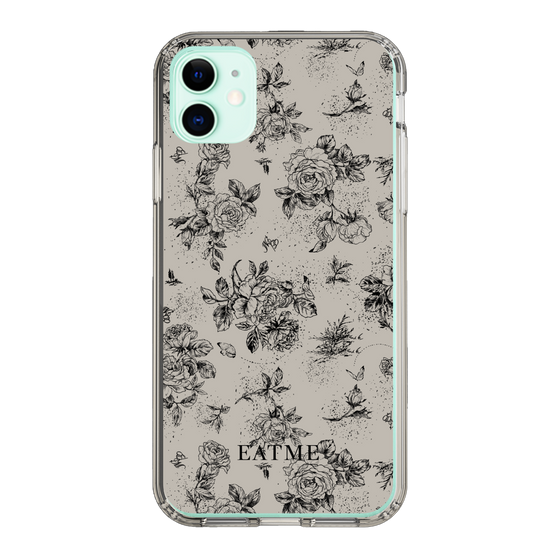 Slim Protection Case［ EATME - Toile de Jouy - Gray ］