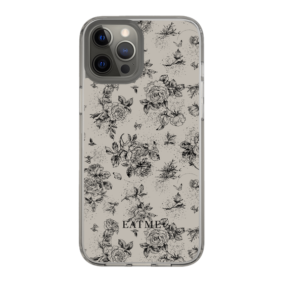 Slim Protection Case［ EATME - Toile de Jouy - Gray ］