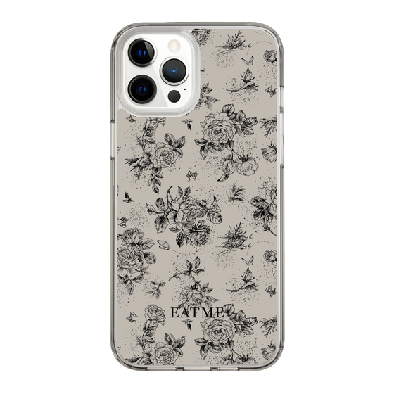 Slim Protection Case［ EATME - Toile de Jouy - Gray ］