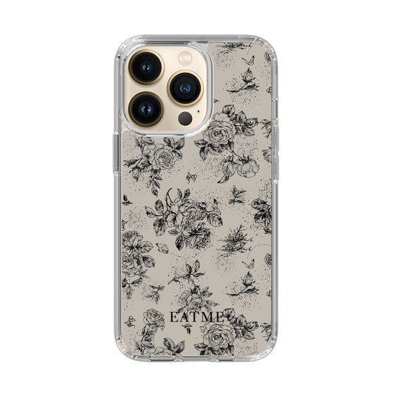 Slim Protection Case［ EATME - Toile de Jouy - Gray ］