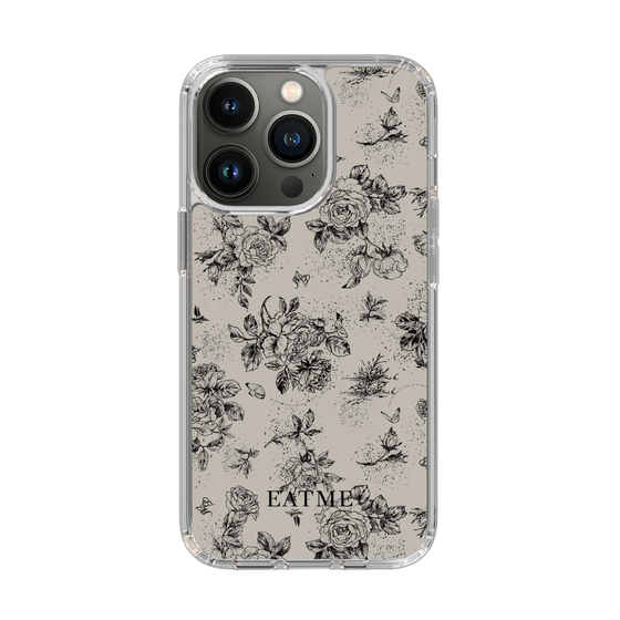 Slim Protection Case［ EATME - Toile de Jouy - Gray ］