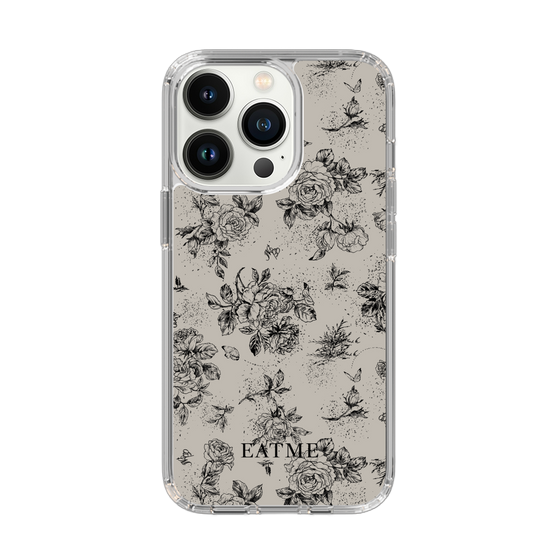 Slim Protection Case［ EATME - Toile de Jouy - Gray ］