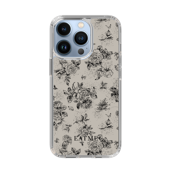 Slim Protection Case［ EATME - Toile de Jouy - Gray ］