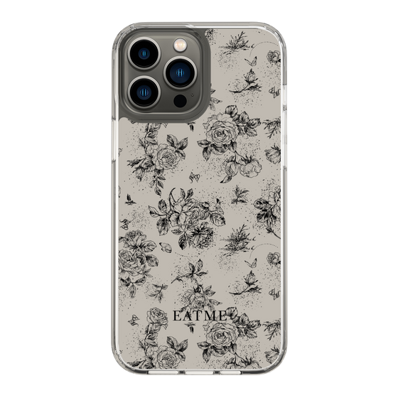 Slim Protection Case［ EATME - Toile de Jouy - Gray ］