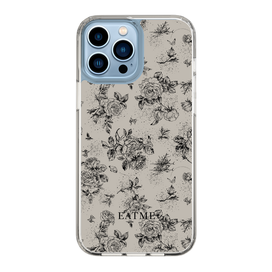 Slim Protection Case［ EATME - Toile de Jouy - Gray ］