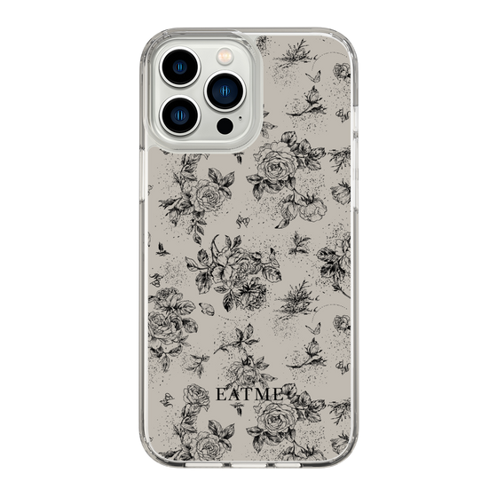 Slim Protection Case［ EATME - Toile de Jouy - Gray ］