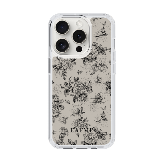 Slim Protection Case［ EATME - Toile de Jouy - Gray ］
