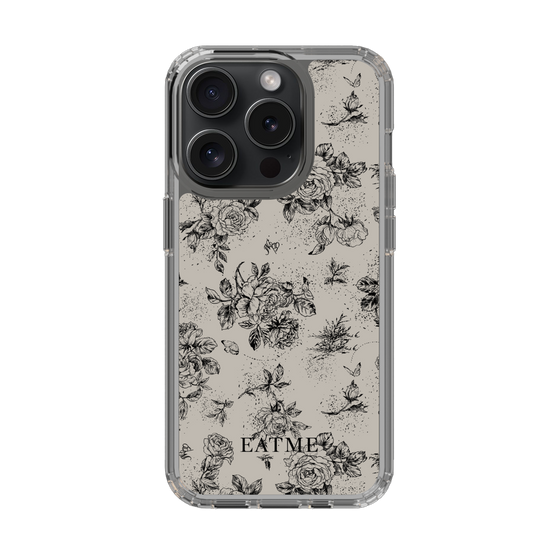 Slim Protection Case［ EATME - Toile de Jouy - Gray ］