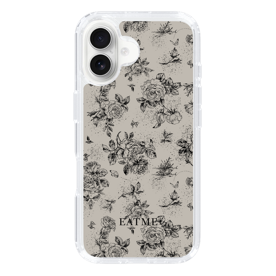 Slim Protection Case［ EATME - Toile de Jouy - Gray ］