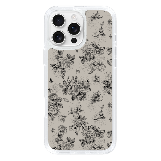 Slim Protection Case［ EATME - Toile de Jouy - Gray ］