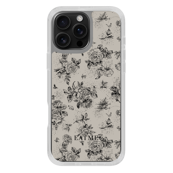 Slim Protection Case［ EATME - Toile de Jouy - Gray ］