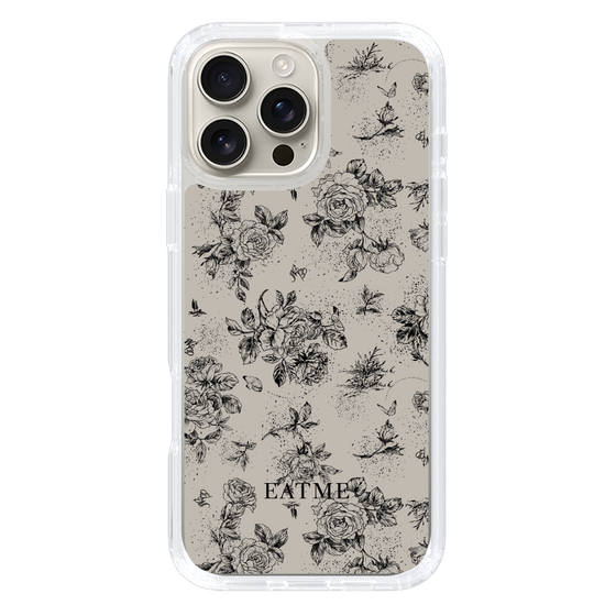 Slim Protection Case［ EATME - Toile de Jouy - Gray ］