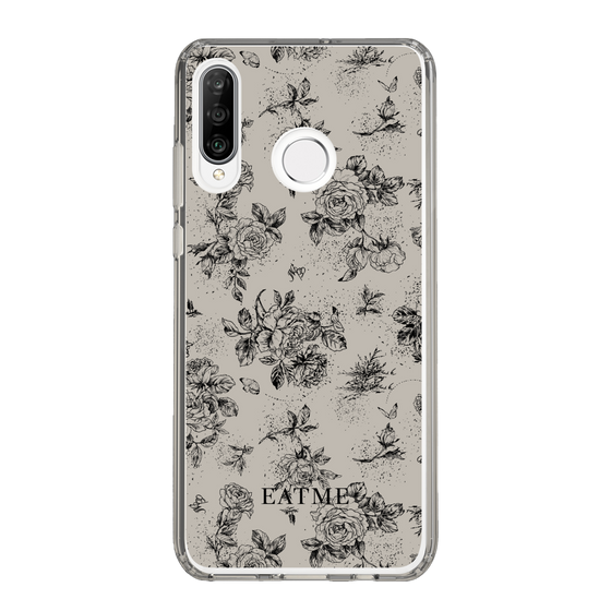 Slim Protection Case［ EATME - Toile de Jouy - Gray ］