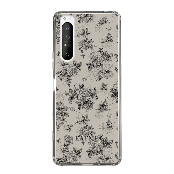 Slim Protection Case［ EATME - Toile de Jouy - Gray ］