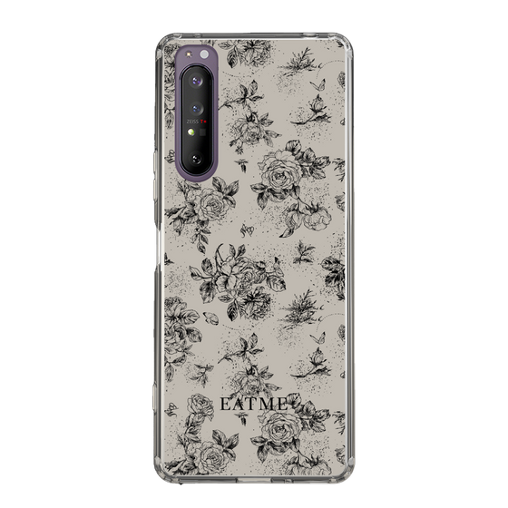 Slim Protection Case［ EATME - Toile de Jouy - Gray ］