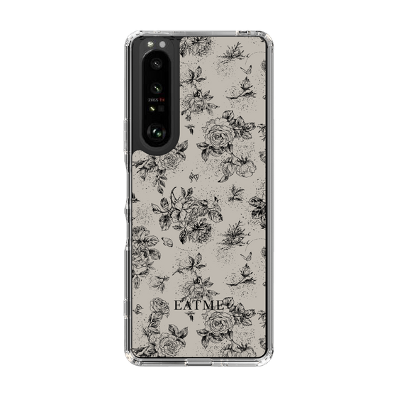 Slim Protection Case［ EATME - Toile de Jouy - Gray ］