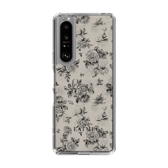 Slim Protection Case［ EATME - Toile de Jouy - Gray ］