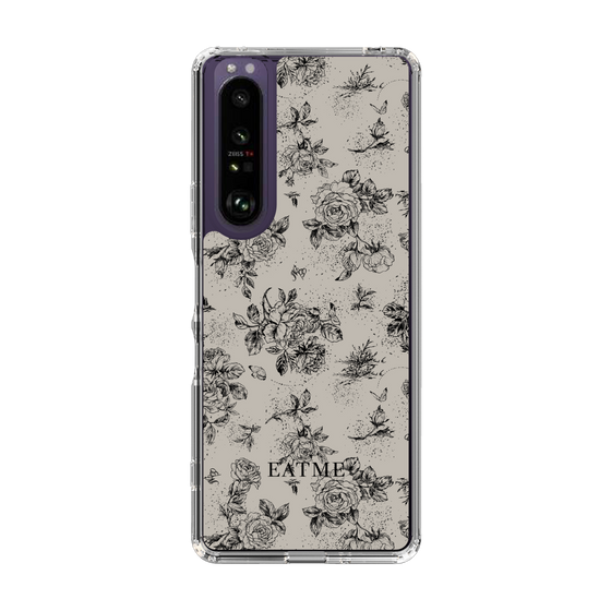 Slim Protection Case［ EATME - Toile de Jouy - Gray ］