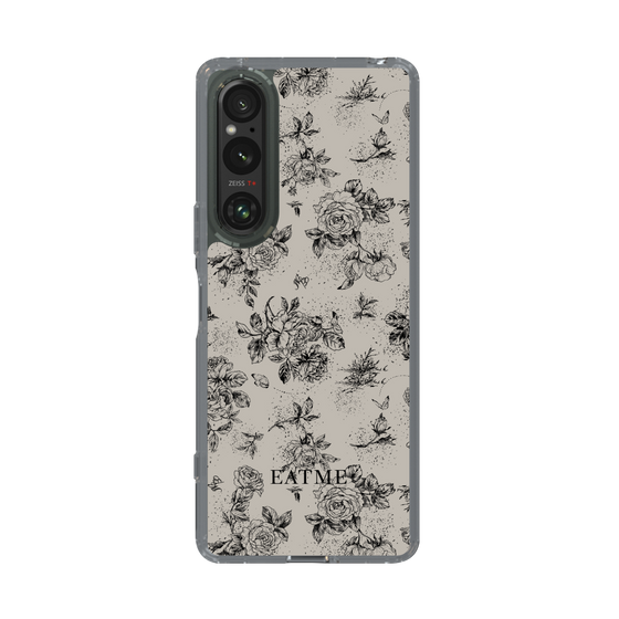 Slim Protection Case［ EATME - Toile de Jouy - Gray ］