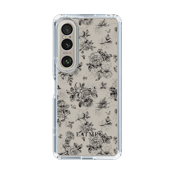 Slim Protection Case［ EATME - Toile de Jouy - Gray ］