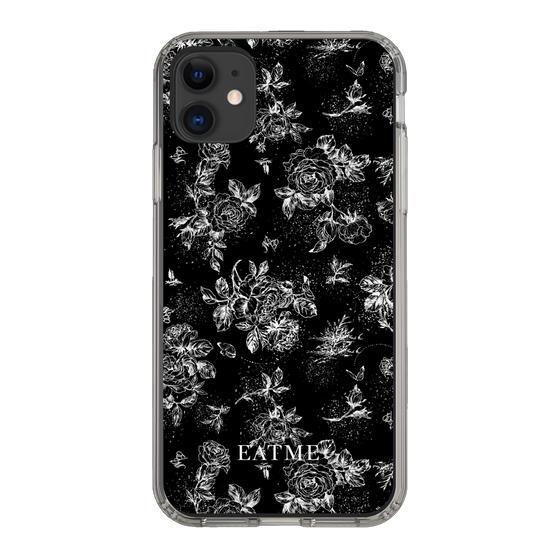Slim Protection Case［ EATME - Toile de Jouy - Black ］