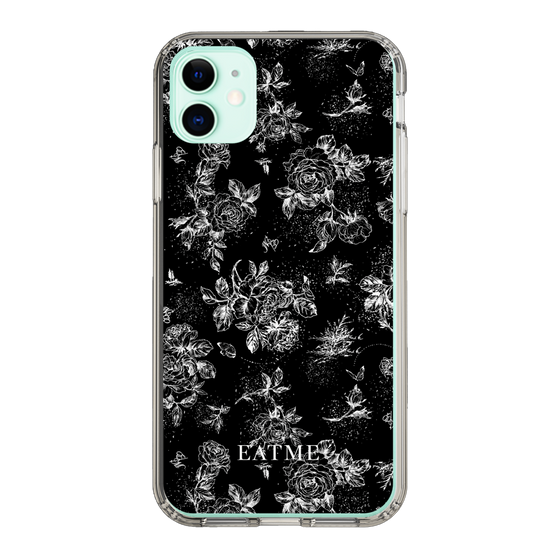 Slim Protection Case［ EATME - Toile de Jouy - Black ］