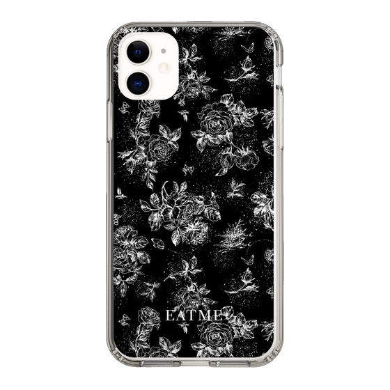 Slim Protection Case［ EATME - Toile de Jouy - Black ］