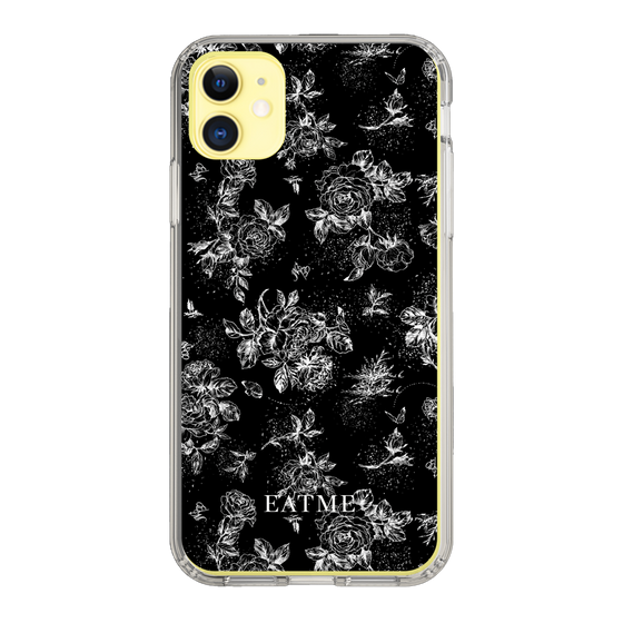 Slim Protection Case［ EATME - Toile de Jouy - Black ］