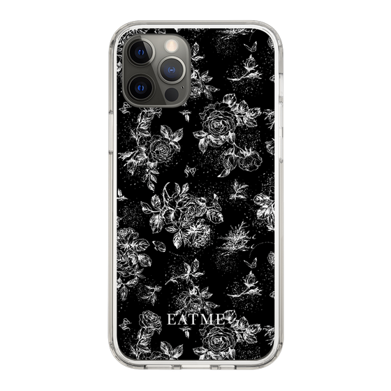 Slim Protection Case［ EATME - Toile de Jouy - Black ］