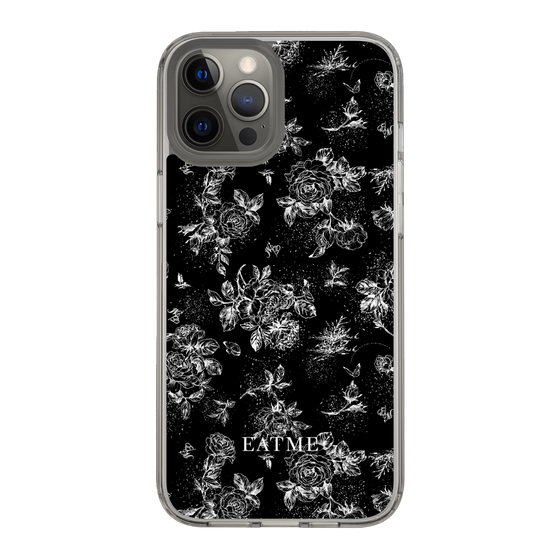 Slim Protection Case［ EATME - Toile de Jouy - Black ］