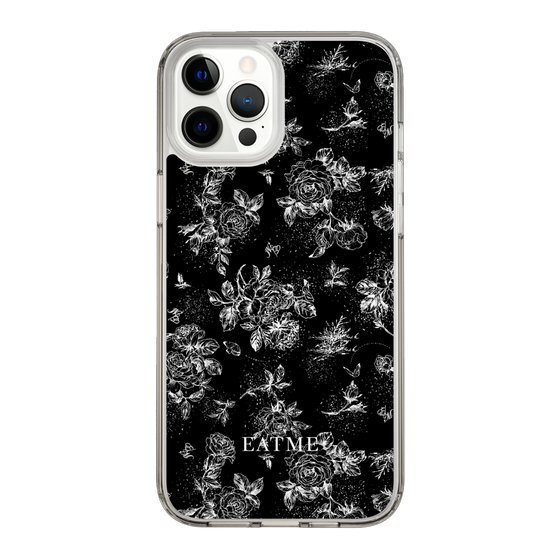 Slim Protection Case［ EATME - Toile de Jouy - Black ］