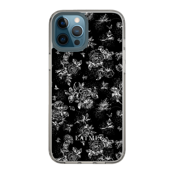 Slim Protection Case［ EATME - Toile de Jouy - Black ］