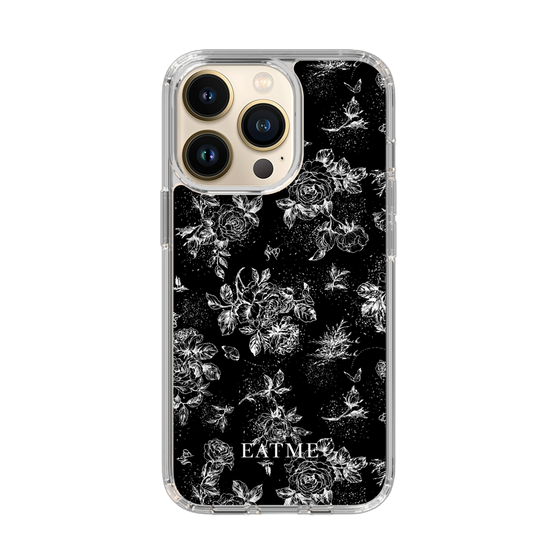Slim Protection Case［ EATME - Toile de Jouy - Black ］