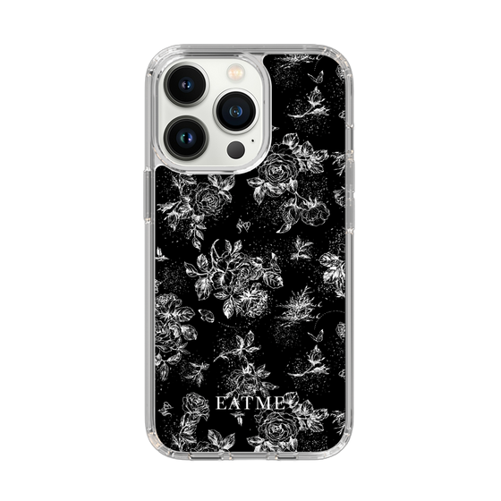Slim Protection Case［ EATME - Toile de Jouy - Black ］