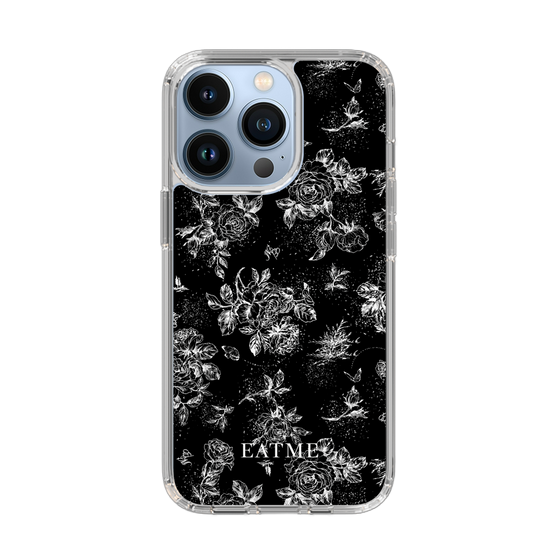 Slim Protection Case［ EATME - Toile de Jouy - Black ］