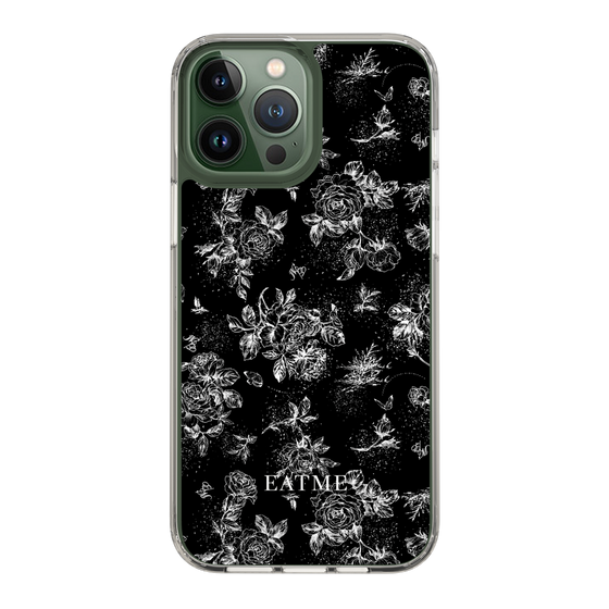 Slim Protection Case［ EATME - Toile de Jouy - Black ］