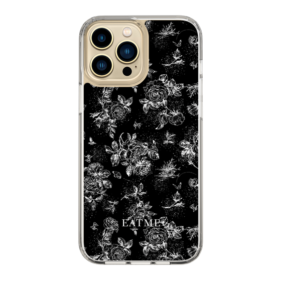 Slim Protection Case［ EATME - Toile de Jouy - Black ］