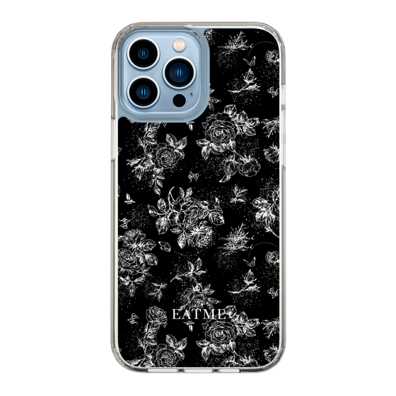 Slim Protection Case［ EATME - Toile de Jouy - Black ］