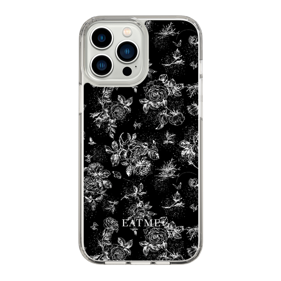 Slim Protection Case［ EATME - Toile de Jouy - Black ］