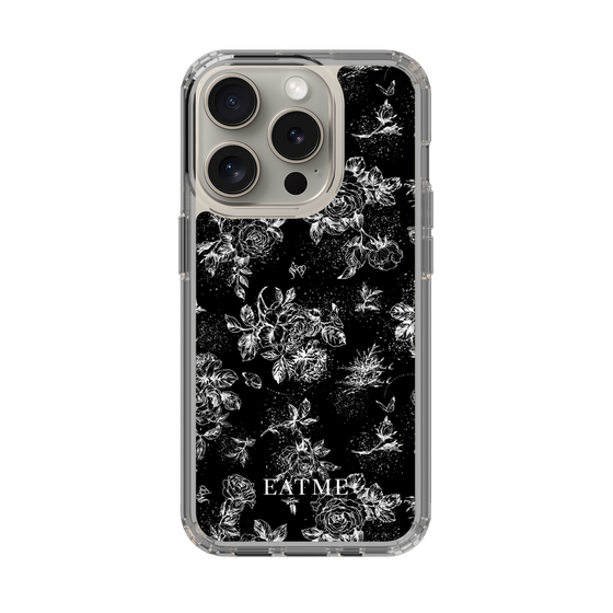 Slim Protection Case［ EATME - Toile de Jouy - Black ］