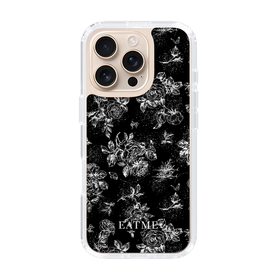 Slim Protection Case［ EATME - Toile de Jouy - Black ］