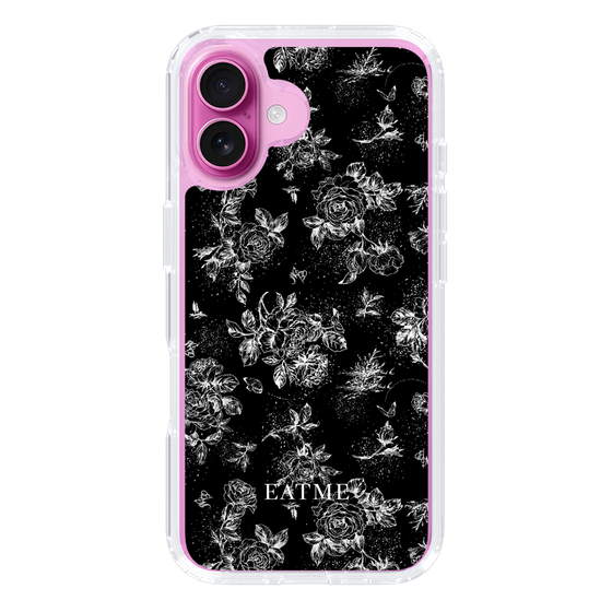 Slim Protection Case［ EATME - Toile de Jouy - Black ］