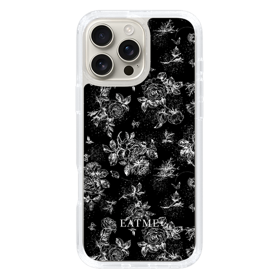 Slim Protection Case［ EATME - Toile de Jouy - Black ］