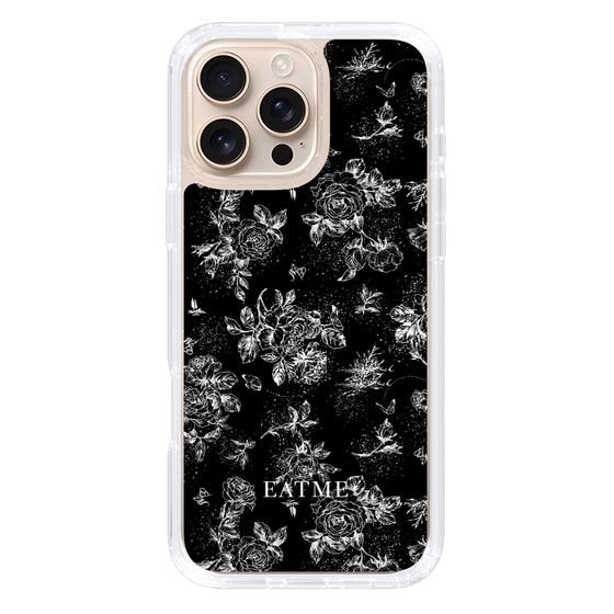 Slim Protection Case［ EATME - Toile de Jouy - Black ］