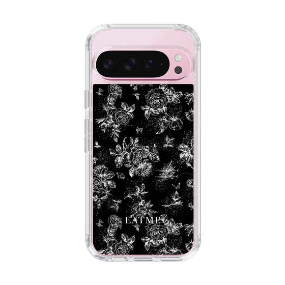 Slim Protection Case［ EATME - Toile de Jouy - Black ］