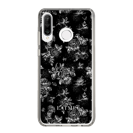 Slim Protection Case［ EATME - Toile de Jouy - Black ］