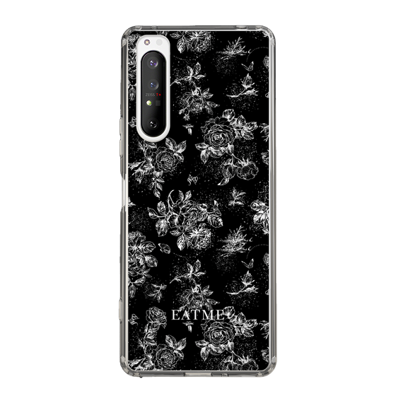 Slim Protection Case［ EATME - Toile de Jouy - Black ］