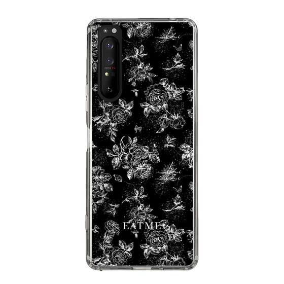 Slim Protection Case［ EATME - Toile de Jouy - Black ］